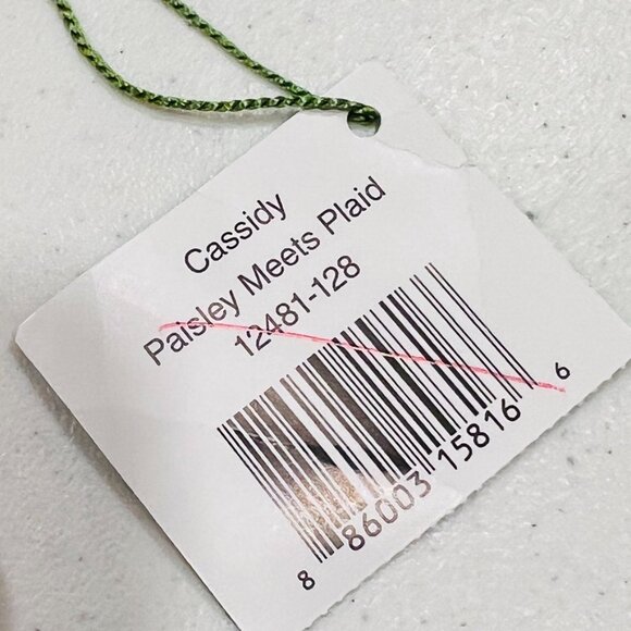 Vera Bradley Cassidy Paisley Meets Plaid shoulder bag NWT Gray Pink Purse - Picture 6 of 8